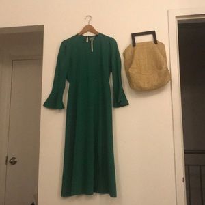 Emerald Midi Dress